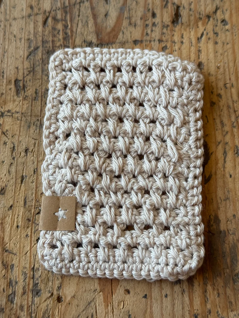 Miniatur Matte BEIGE aus Baumwolle mit Sternchenlabel EXCLUSIV