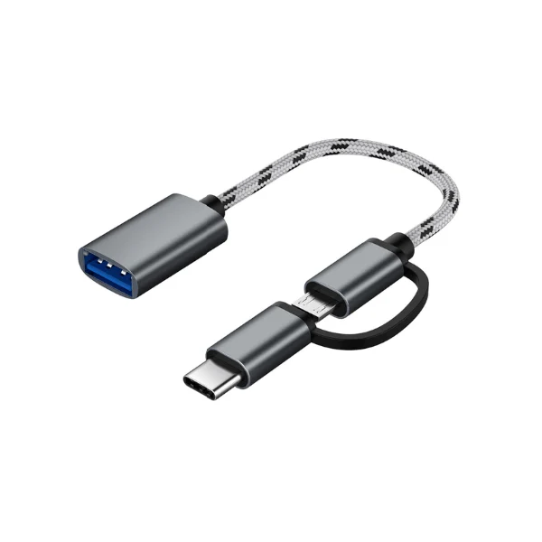 USB 3.0 OTG Adapter - Micro USB and USB-C
