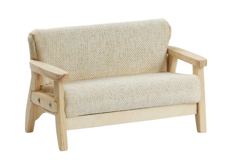 Miniatur-Sofa im skandinavischen Stil