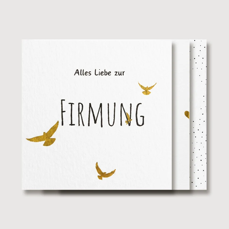 Grußkarte zur Firmung