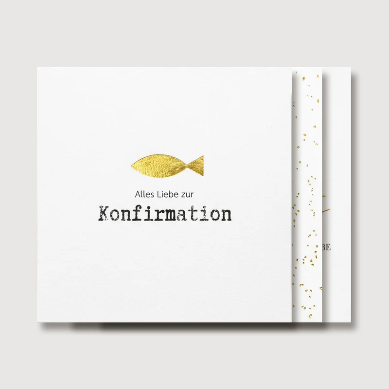 Grußkarte zur Konfirmation