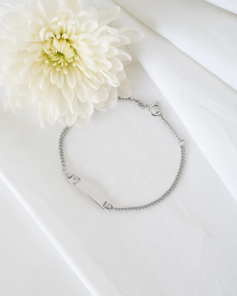 Gravurarmband Gravurplatte Herz