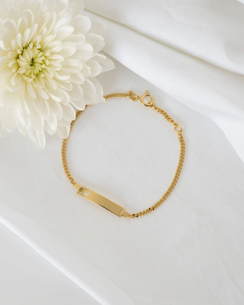 Gravurarmband Gravurplatte Herz