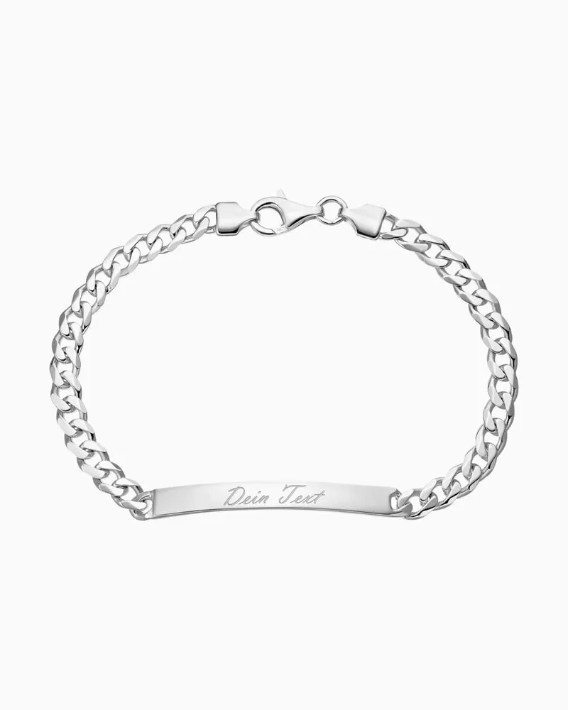 Gravurarmband Gravurplatte Panzer ID-Armband