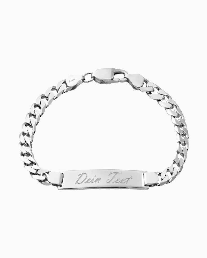 Gravurarmband Gravurplatte Panzer ID-Armband