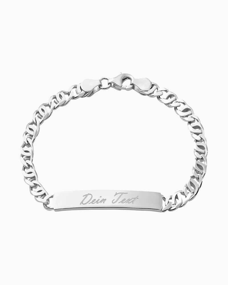 Gravurarmband Gravurplatte Tigerauge ID-Armband