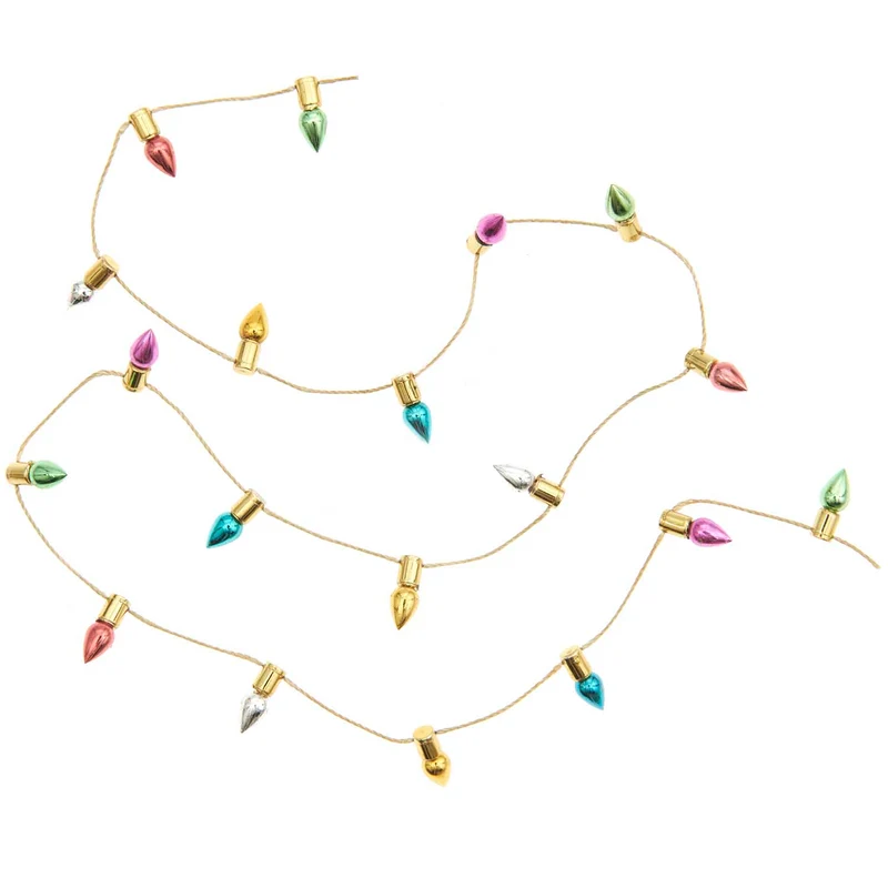 Partygirlande Miniatur gold