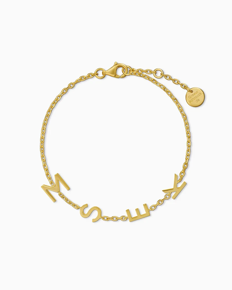 Buchstaben Armband