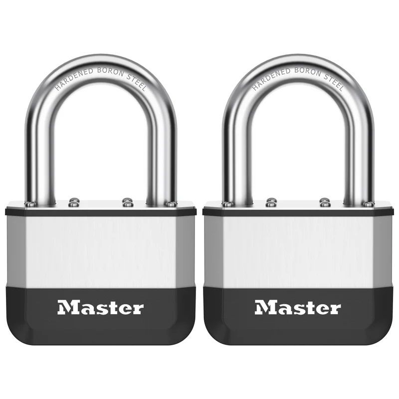 Master Lock Elite™ Heavy Duty Lock with Hardened Boron Steel Shackle, 67mm Wide