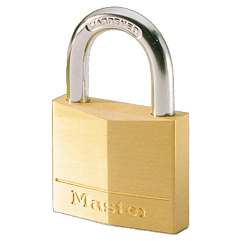 30mm wide solid brass body padlock