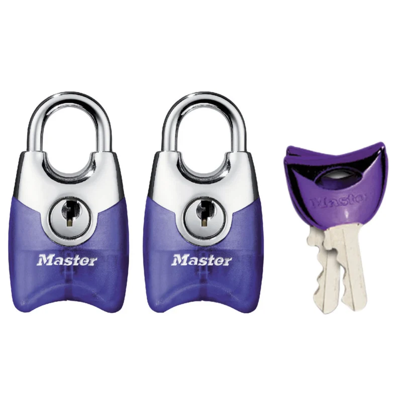 20mm wide Fusion™ padlock with shrouded shackle; assorted colours; 2 pack