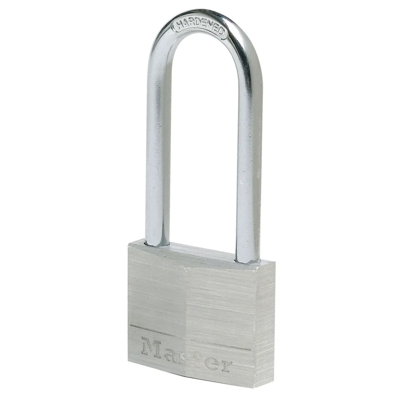 50mm wide solid aluminum body padlock with 64mm long shackle