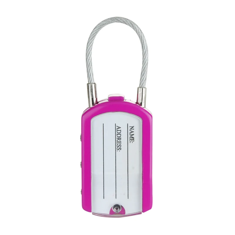 30mm set your own combination address padlock; 2 pack; assorted colours