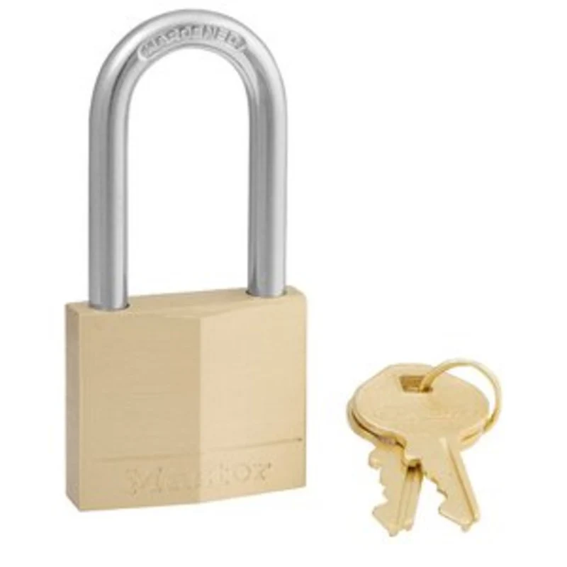 40mm wide solid brass body padlock with 38mm long shackle