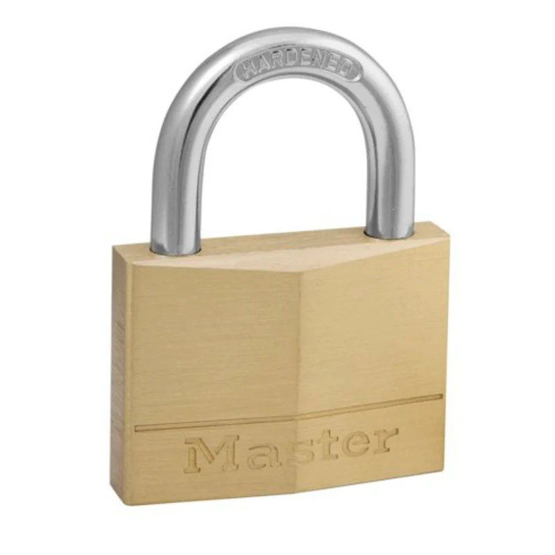 50mm wide solid brass body padlock
