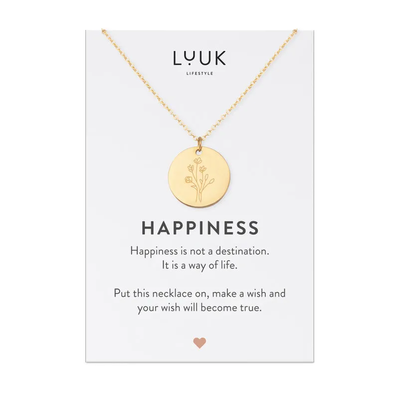 Kette Blume Coin