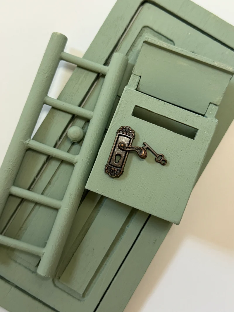 Türschild mit Schlüssel Miniatur