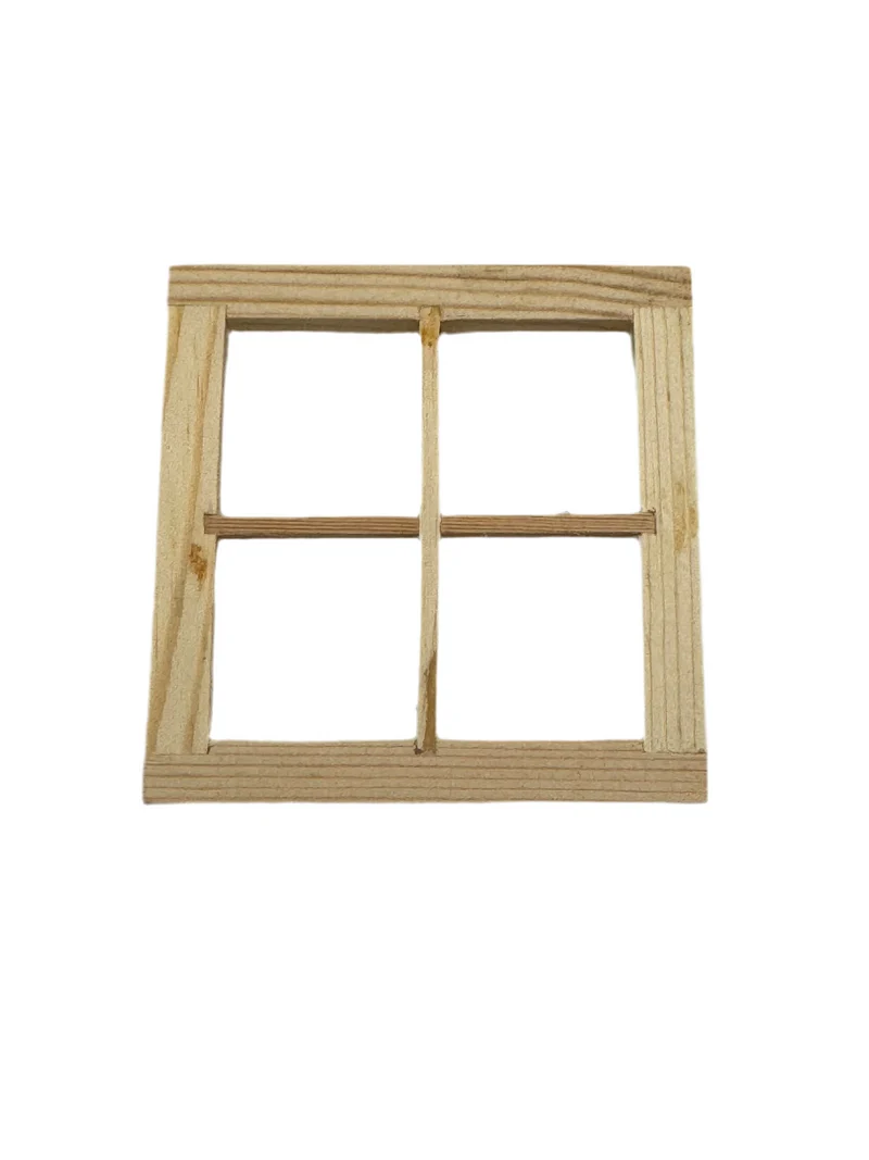 Holzfenster mit Rahmen