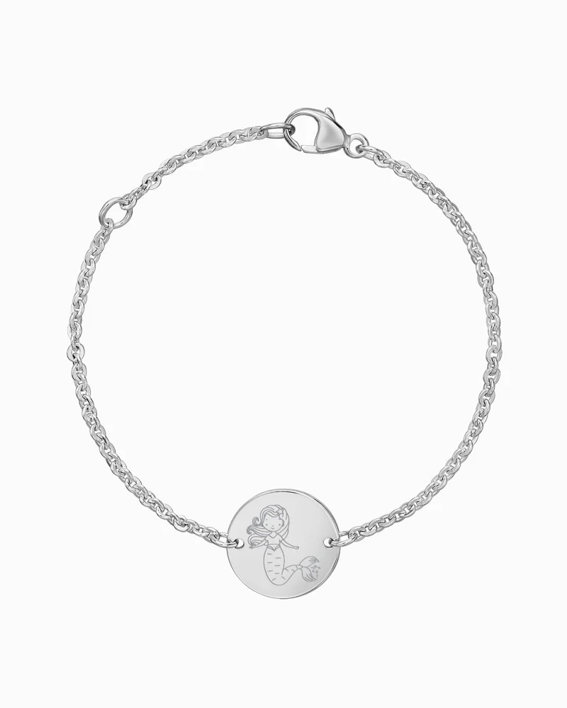 Kindersymbole Gravurarmband Gravurplatte Rund