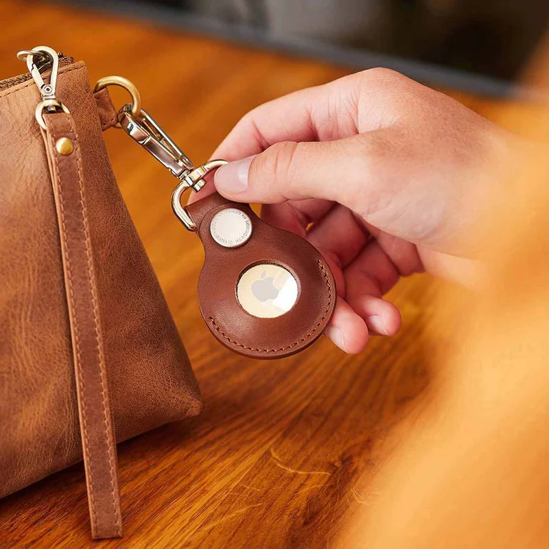 Leder-Gepäckanhänger WILLY für AirTag 1 & 2 – handgefertigt in Deutschland