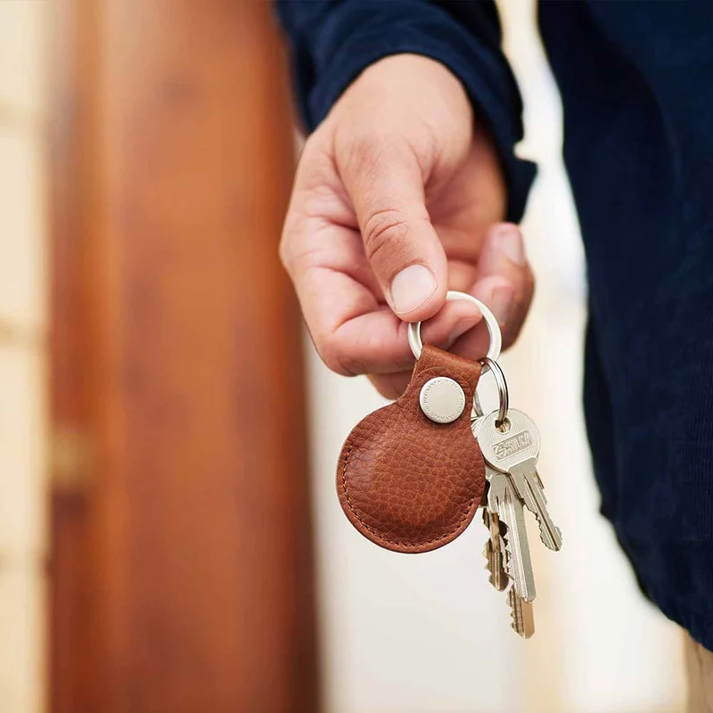 Leder-Schlüsselanhänger HARRY für AirTag 1 & 2 – handgefertigt in Deutschland