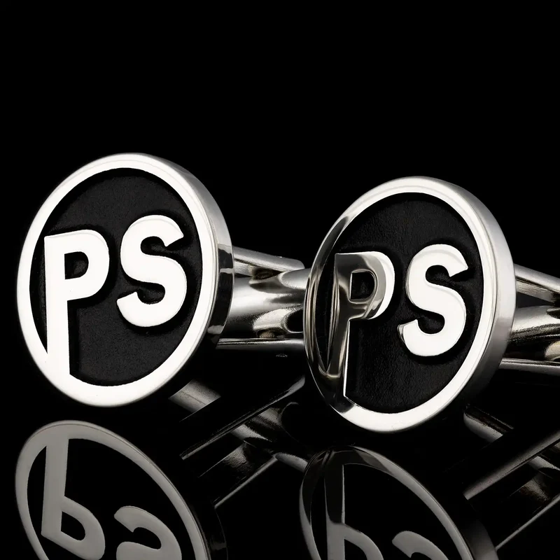Personalisierte Manschettenknöpfe aus 925 Silber