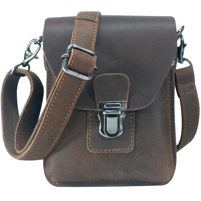 Arne Bauch Gürteltasche Leder mit Gürtelschlaufe und Hakenring