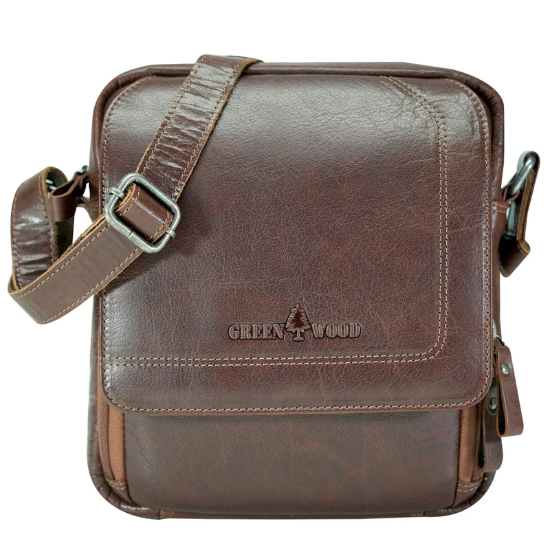 Axel Umhängetasche Echtleder Herren Kuriertasche Damen