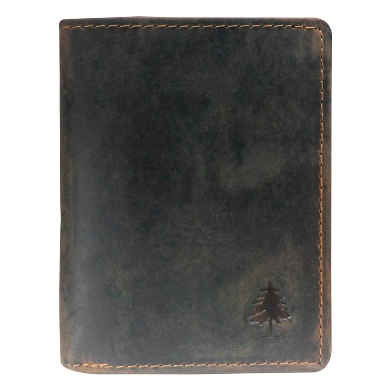 Ned Herren Brieftasche Leder Hochformat RFID Geldbörse