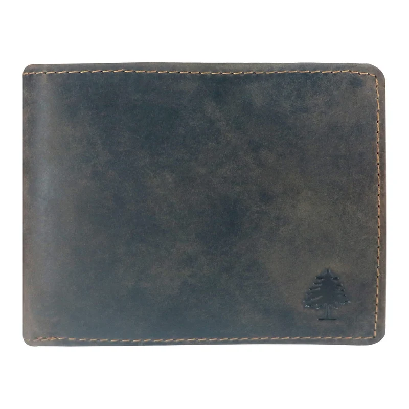 Ned Herren Brieftasche Leder Querformat RFID Geldbörse