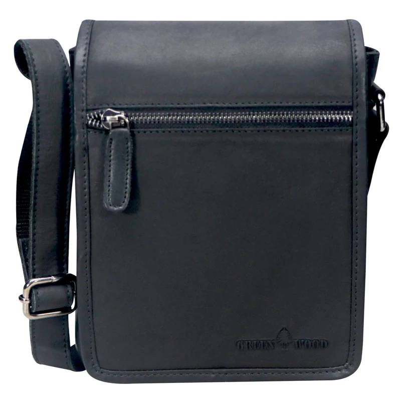 Louis Kleine Tasche für Handy und Geld zum Umhängen Leder Unisex