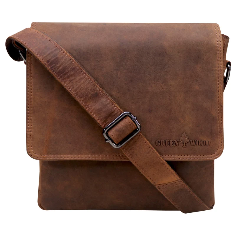 Jost Ledertasche Damen Umhängetasche Klein Herren Vintage