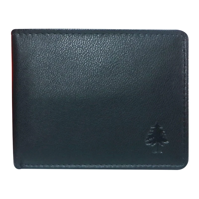 Kiru Kleine Portemonnaie Herren Leder Querformat 10,5x8cm RFID