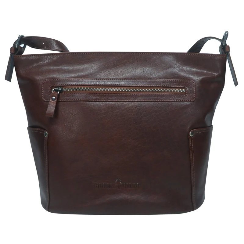 Eva Echt Ledertasche Damen Shopper zum Umhängen