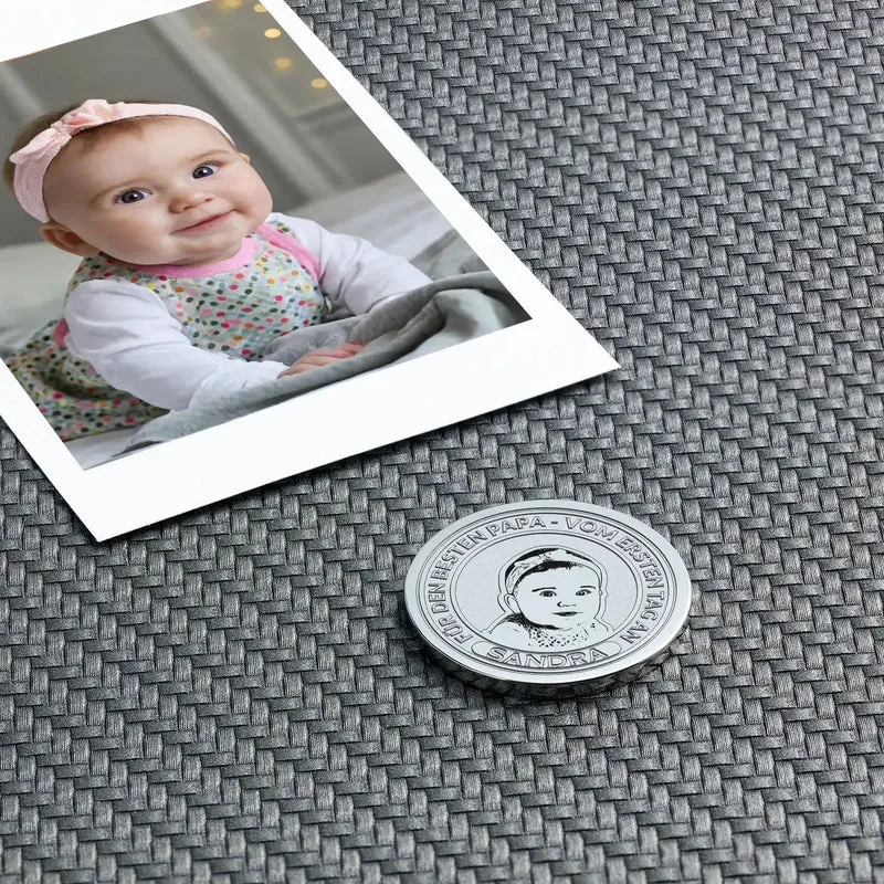 Einzigartige Geschenke zum ersten Vatertag: Personalisierte Münzen von seQua.Shop