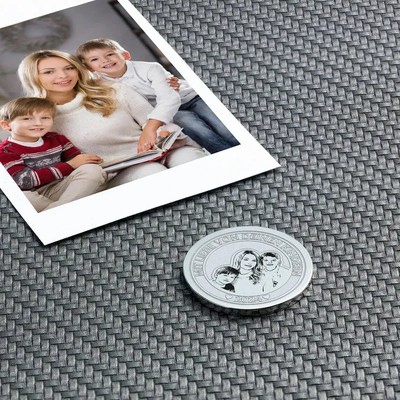 Das perfekte Geburtstagsgeschenk von Kindern für Mama: Eine personalisierte Münze