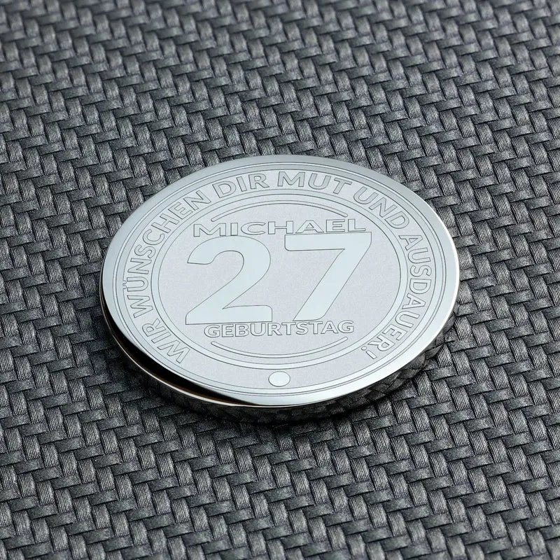 27. Geburtstag Geschenk | Geburtstagsgeschenk 27: Die ultimative Geburtstagsmünze