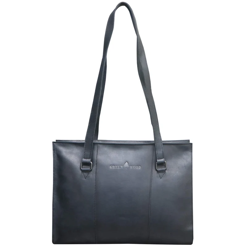 Emily Shopper Tasche Damen Henkeltasche Leder Unterarm Schultertasche