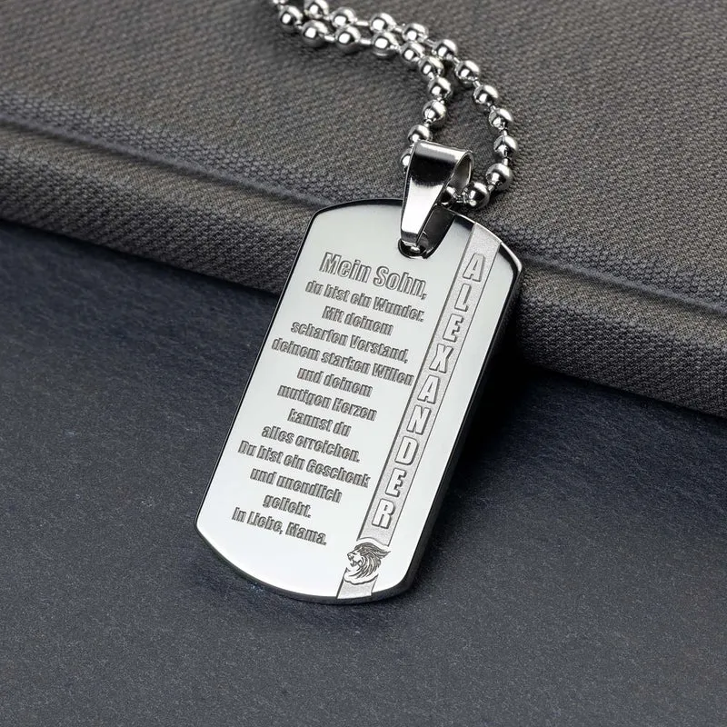 Kette für meinen Sohn - Ein Symbol der Ewigen Liebe