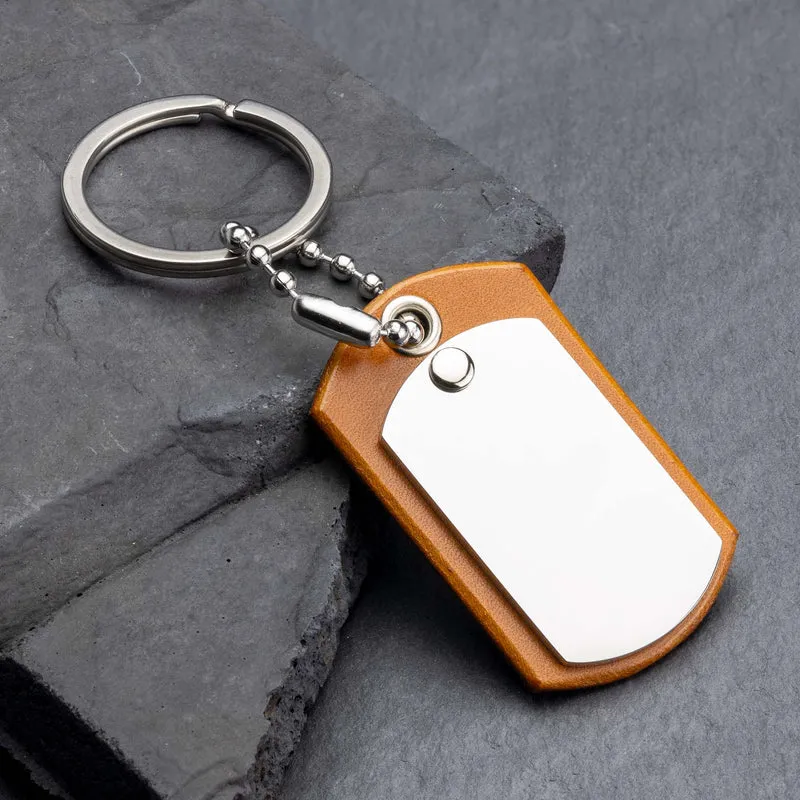 Cognac Leder Schlüsselanhänger – Das Perfekte Personalisierte Geschenk