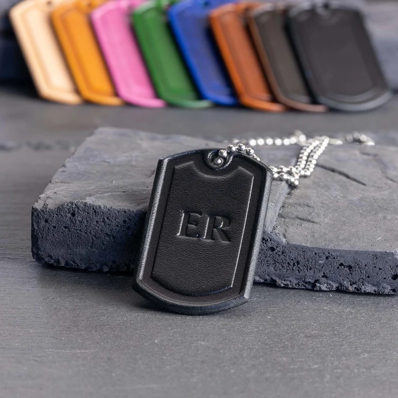 Leder Dog Tag - Personalisierte Exzellenz in jedem Detail