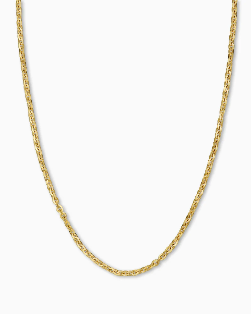 Ankerkette 925 Silber 18 Karat Vergoldet 1,40mm
