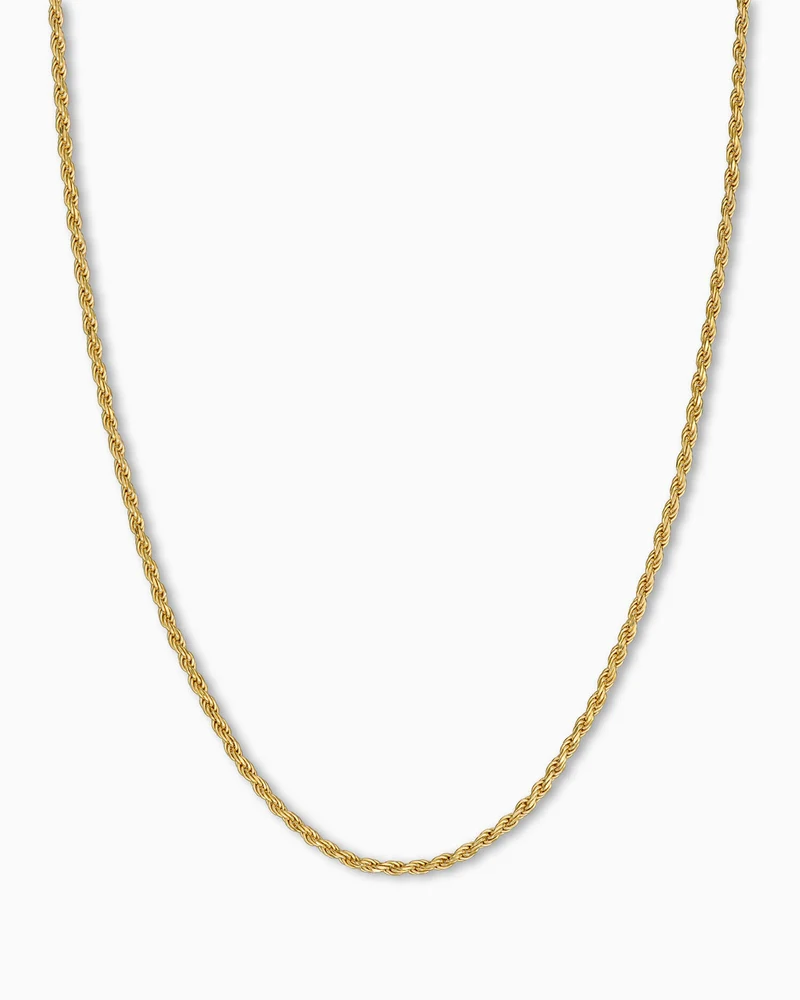 Kordelkette 925 Silber 18 Karat Vergoldet 1,20mm