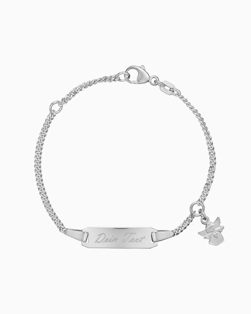 Gravurarmband Gravurplatte Schutzengel