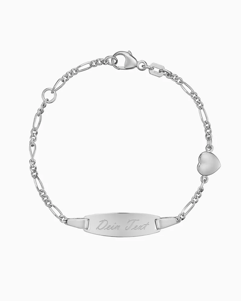 Gravurarmband Gravurplatte Herz