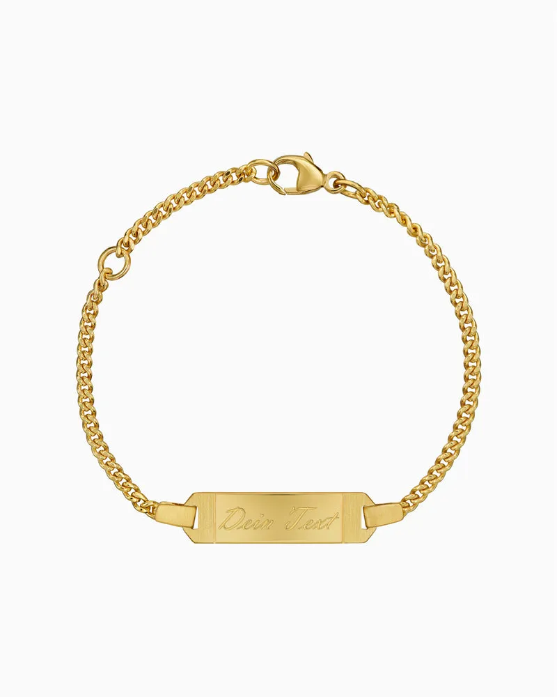 Gravurarmband Gravurplatte
