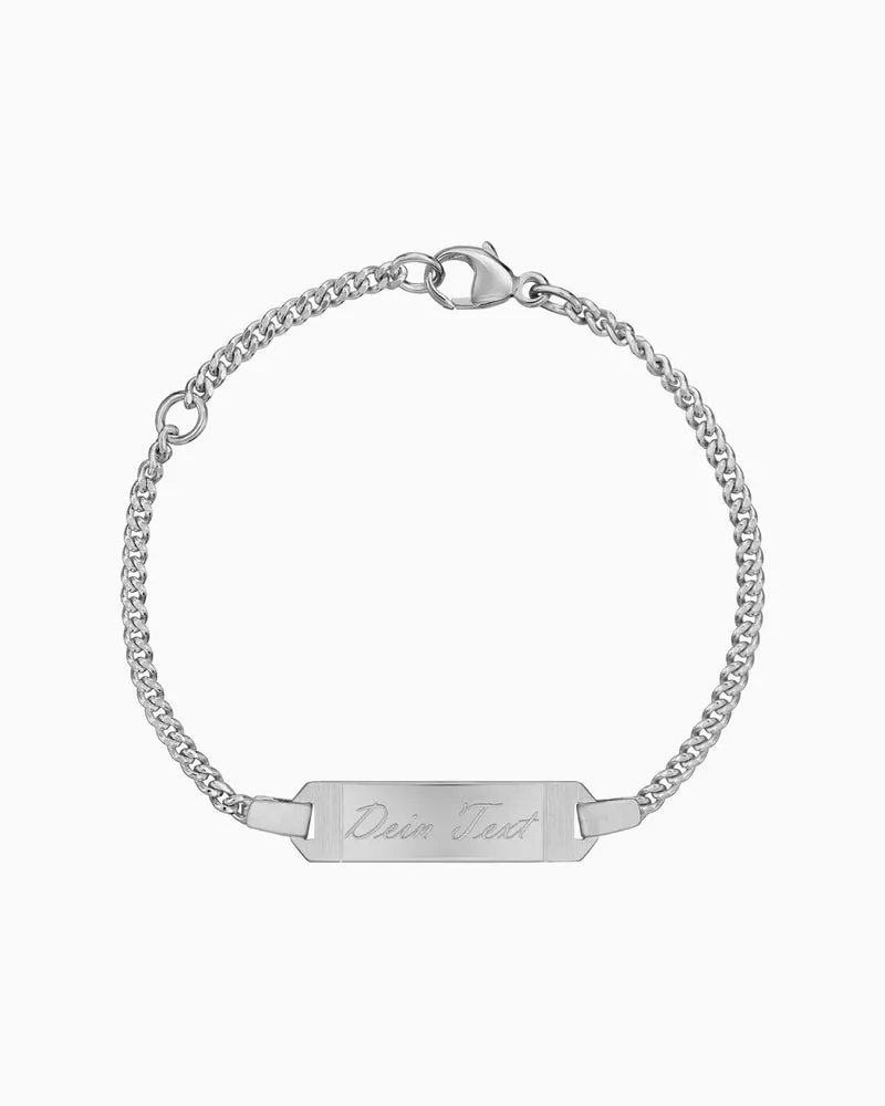 Gravurarmband Gravurplatte
