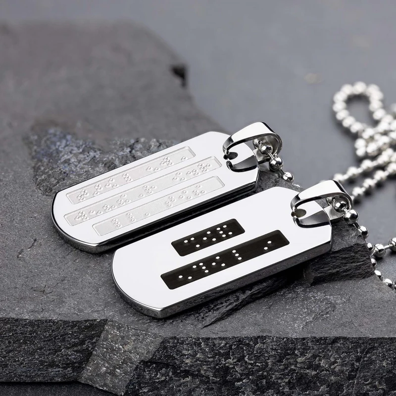 Individueller Braille-Anhänger - Einzigartig, Personalisiert und Barrierefrei