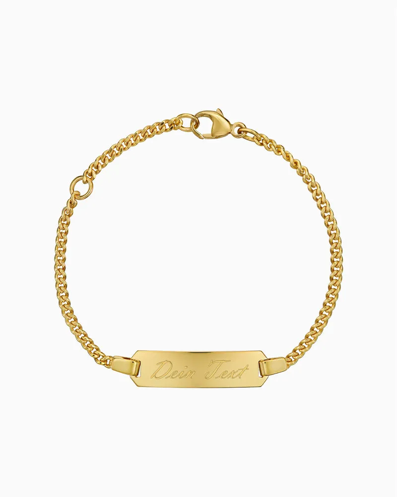 Gravurarmband Gravurplatte