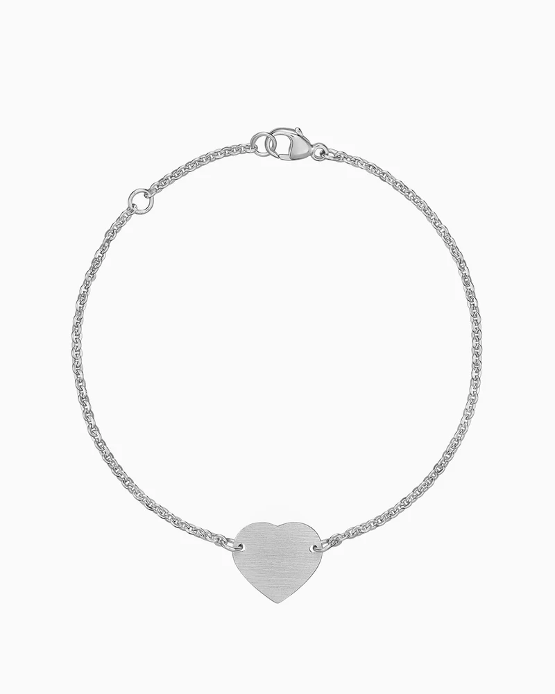 Gravurarmband Gravurplatte Herz